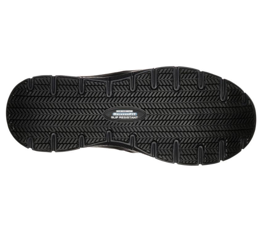 SKECHERS  Flex Advantage ( Slip Resistant ) Bronwood - Black