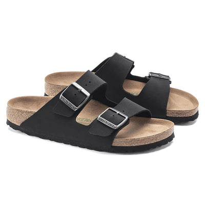 BIRKENSTOCK Arizona BirkiBuc/Microfibre Vegan Regular - Black