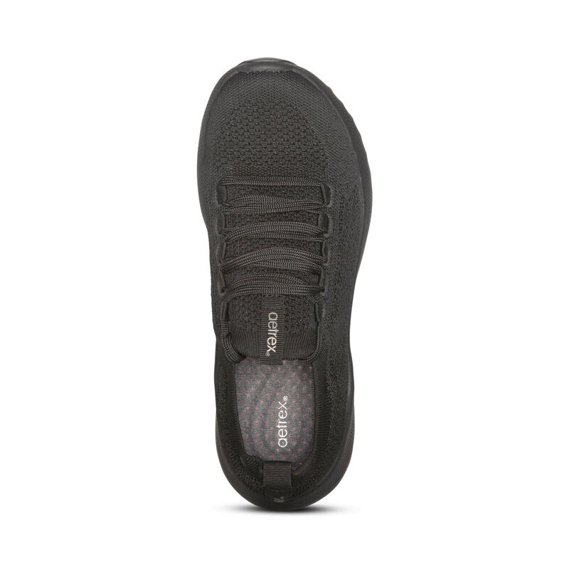 AETREX  Carly Lace Up - Black/Black