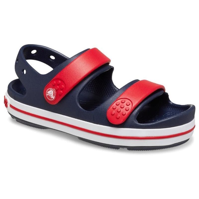 CROCS Crocband Cruiser Sandal Toddlers - Navy/Varisty Red