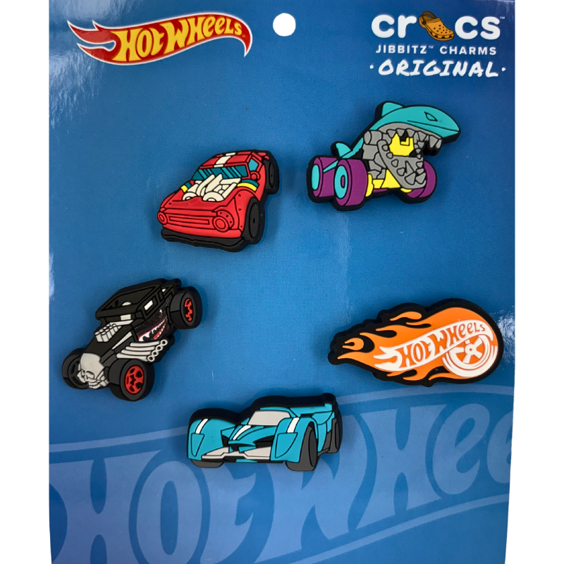 CROCS Jibbitz Hot Wheels 5 Pack