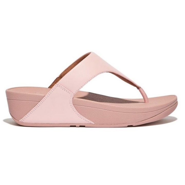FITFLOP Lulu Leather Toe-Post - Pink Salt – Zilba Footwear