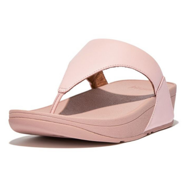 FITFLOP Lulu Leather Toe-Post - Pink Salt – Zilba Footwear