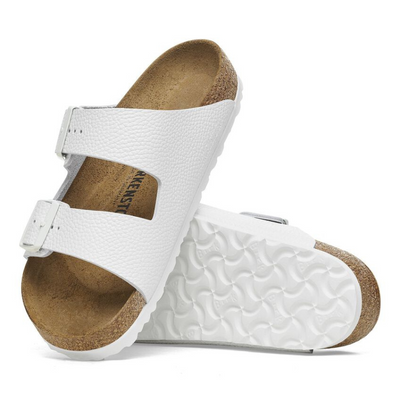 BIRKENSTOCK Arizona Grained Leather Narrow - White