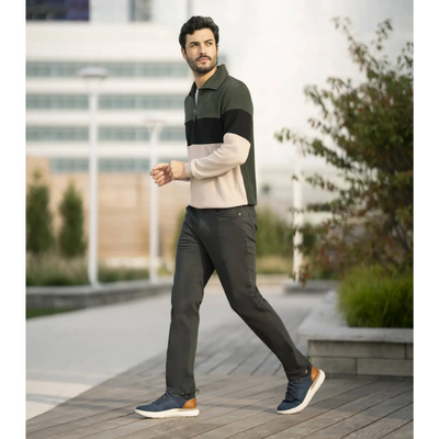 FLORSHEIM Fleet Knit Sneaker - Navy