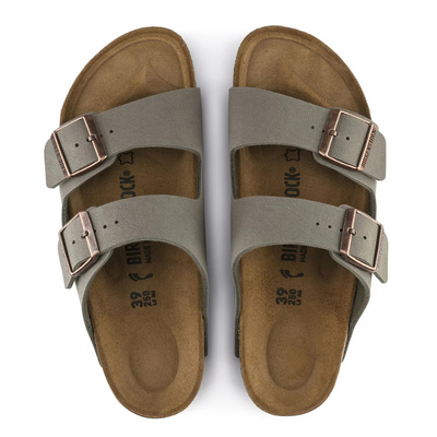 BIRKENSTOCK  Arizona  BirkiBuc Regular - Stone