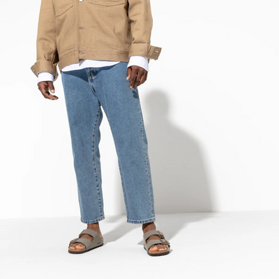 BIRKENSTOCK  Arizona  BirkiBuc Regular - Stone