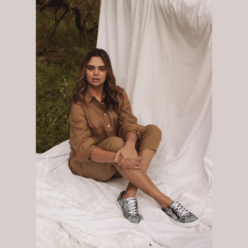 KLOUDS Cara Kard Print - Gnowangerup Green