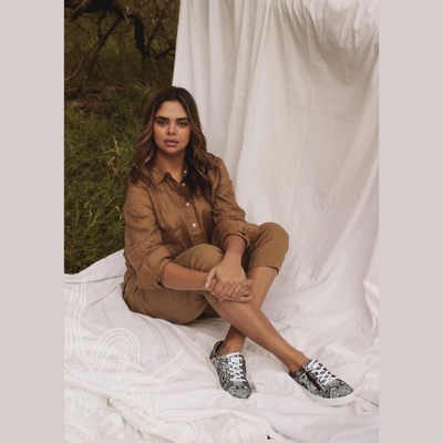 KLOUDS Cara Kard Print - Gnowangerup Green