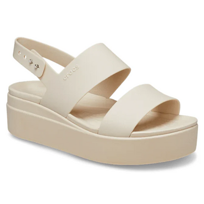 CROCS  Brooklyn Low Wedge - Sandstone
