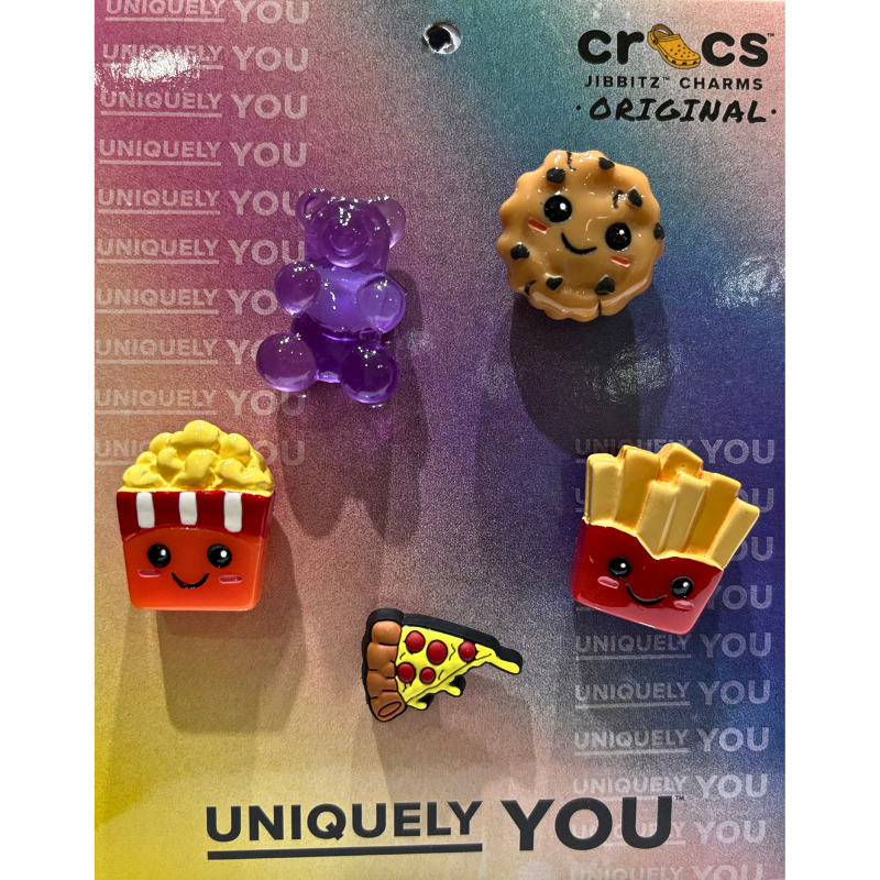 CROCS Jibbitz Snack Food Best Sellers 5 Pack