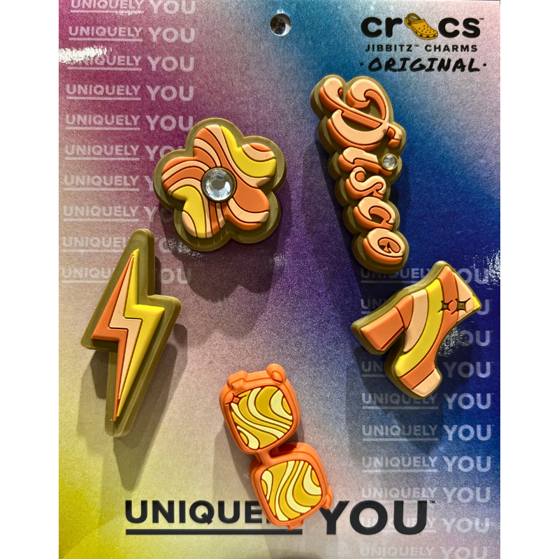 CROCS Jibbitz Groovy Disco 5 Pack