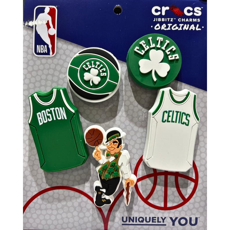 CROCS Jibbitz NBA Boston Celtics 5 Pack