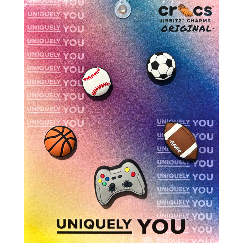CROCS Jibbitz Sports 5 Pack