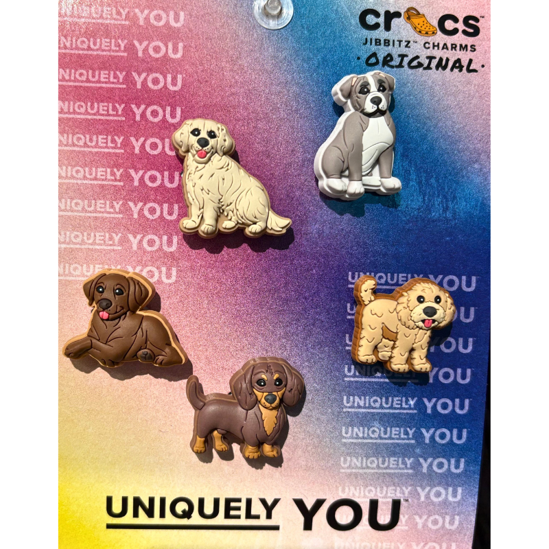 CROCS Jibbitz Doggie Doodle 5 Pack