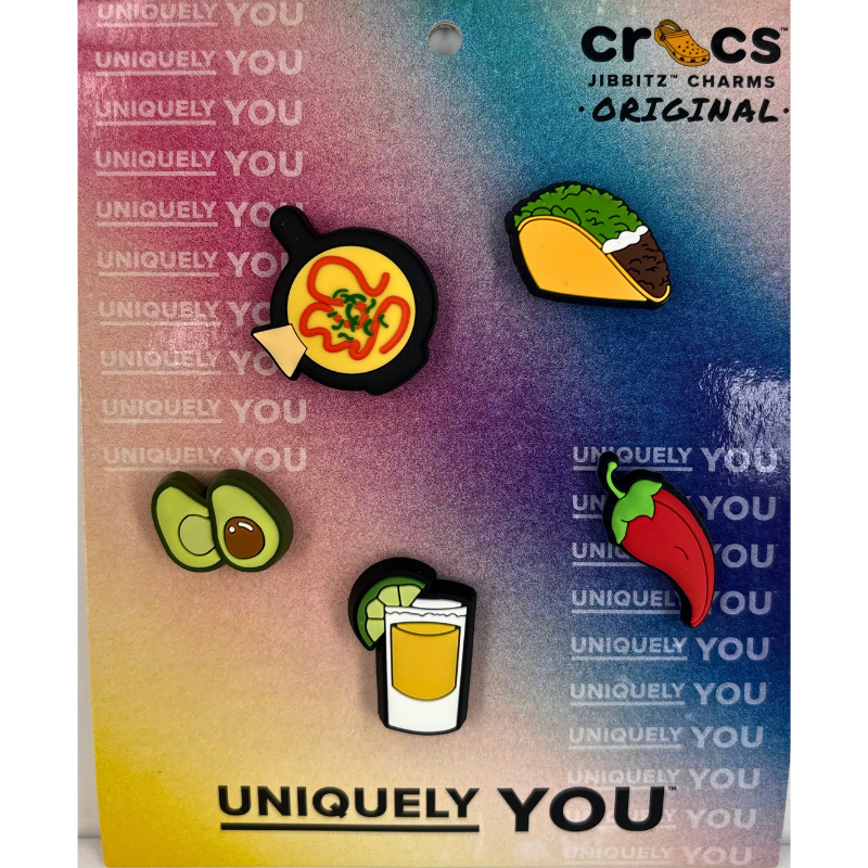 CROCS Jibbitz Mexican Food 5 Pack