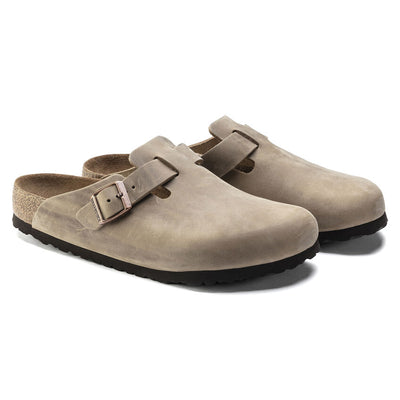 BIRKENSTOCK  Boston Oiled Leather Narrow - Tabacco