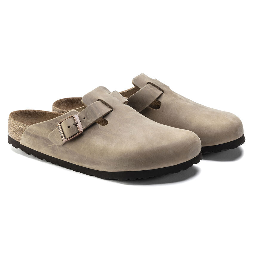 BIRKENSTOCK Boston Oiled Leather Regular - Tabacco