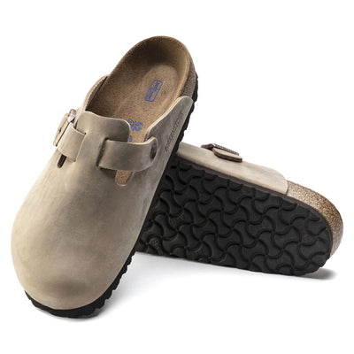 BIRKENSTOCK  Boston Oiled Leather Narrow - Tabacco