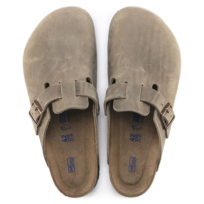BIRKENSTOCK  Boston Oiled Leather Narrow - Tabacco