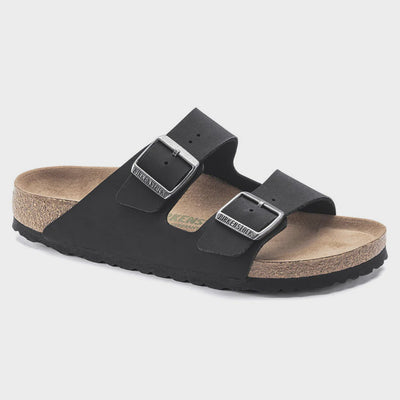 BIRKENSTOCK Arizona BirkiBuc/Microfibre Vegan Regular - Black