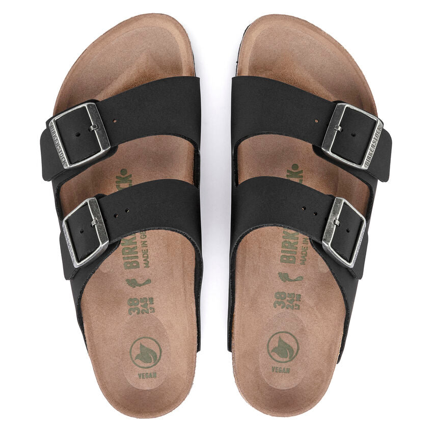 BIRKENSTOCK Arizona Vegan BirkiBuc Narrow - Black