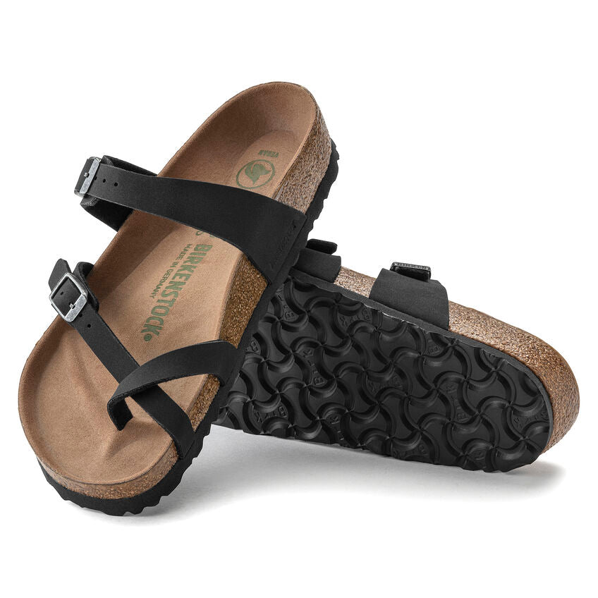 BIRKENSTOCK Mayari Earthy Vegan Birkibuc Regular - Black