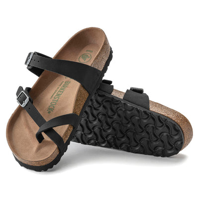 BIRKENSTOCK Mayari Earthy Vegan Birkibuc Regular - Black