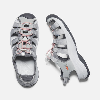 KEEN ASTORIA WEST SANDAL GREY CORAL - getset-footwear.myshopify.com