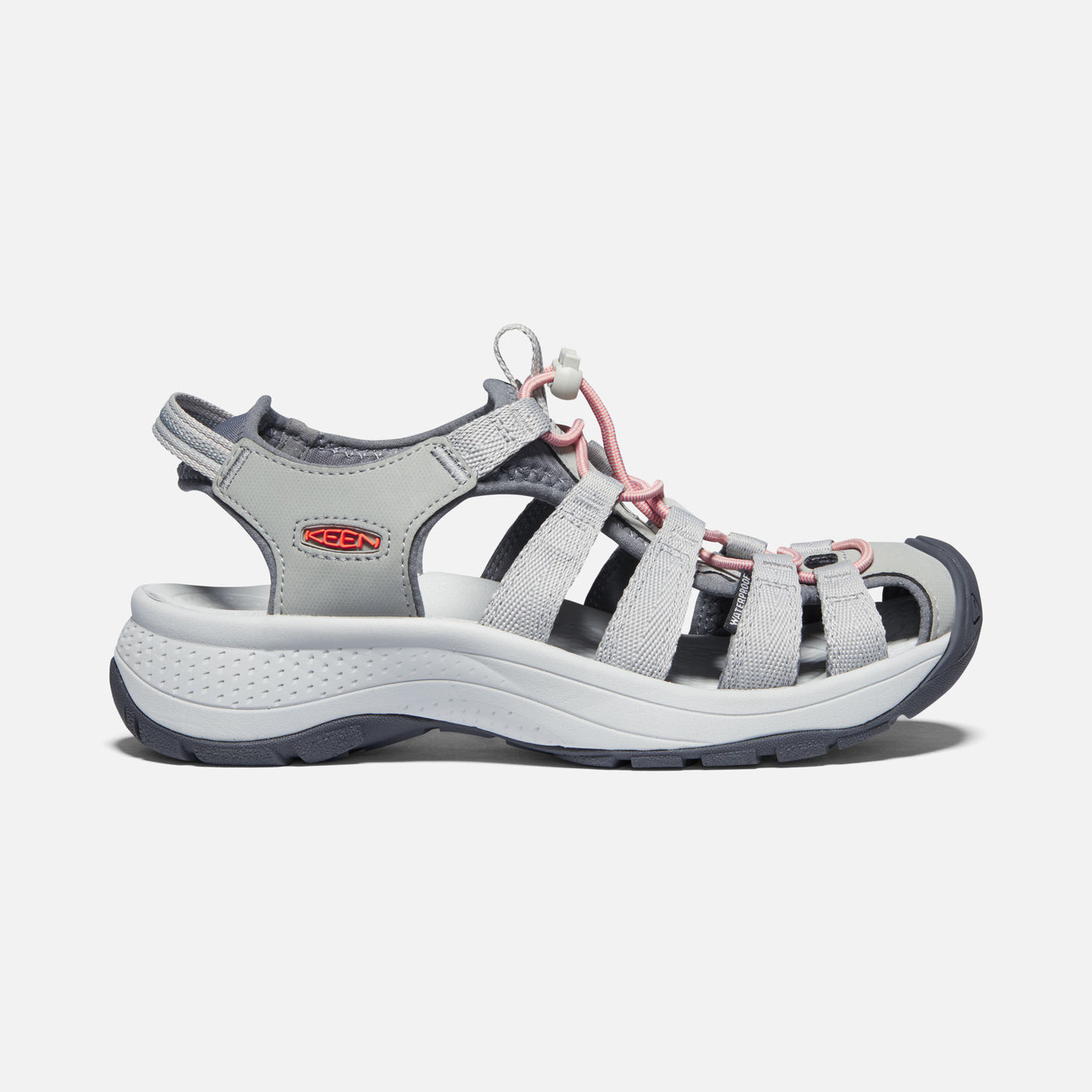 KEEN ASTORIA WEST SANDAL GREY CORAL - getset-footwear.myshopify.com