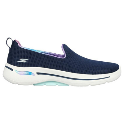 SKECHERS Go Walk Arch Fit Wild Energy - Navy/Turquoise