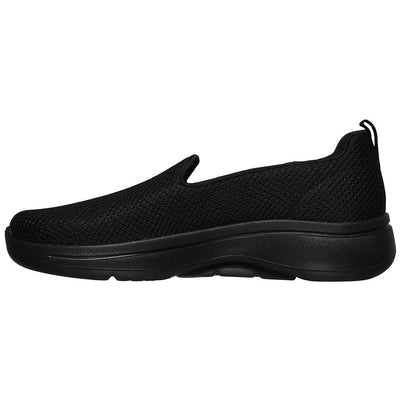 SKECHERS GO WALK ARCH FIT - GRATEFUL BLACK/BLACK - getset-footwear.myshopify.com