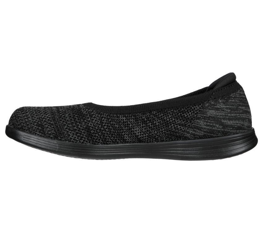 SKECHERS On The Go Dreamy Black Grey Zilba Footwear