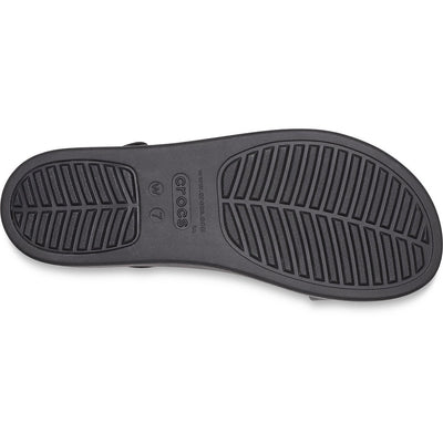 CROCS BROOKLYN LOW WEDGE BLACK/BLACK - getset-footwear.myshopify.com