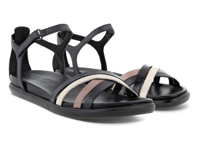 ECCO  Simpil Flat Sandal - Multi Black