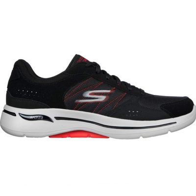 SKECHERS Go Walk Arch Fit Security - Black/Red