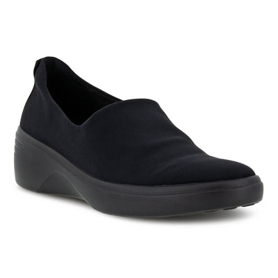 ECCO  Soft 7 Wedge Textile - Black Black