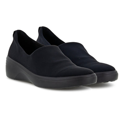 ECCO  Soft 7 Wedge Textile - Black Black