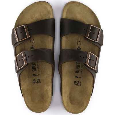 BIRKENSTOCK ARIZONA HABANA OILED LEATHER REGULAR - getset-footwear.myshopify.com