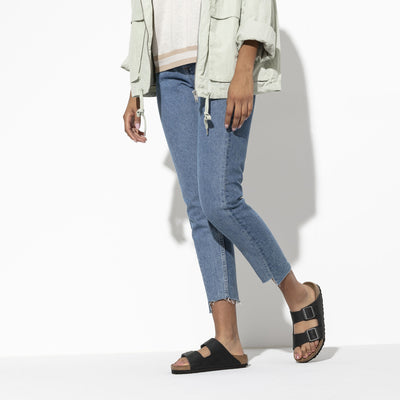BIRKENSTOCK ARIZONA BLACK OILED LEATHER NARROW - getset-footwear.myshopify.com