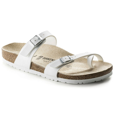 BIRKENSTOCK MAYARI WHITE BIRKO-FLOR REGULAR - getset-footwear.myshopify.com