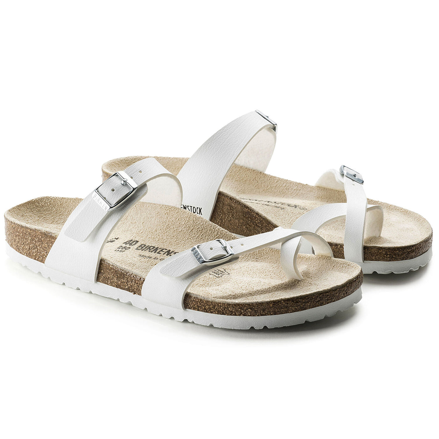 BIRKENSTOCK MAYARI WHITE BIRKO-FLOR REGULAR - getset-footwear.myshopify.com