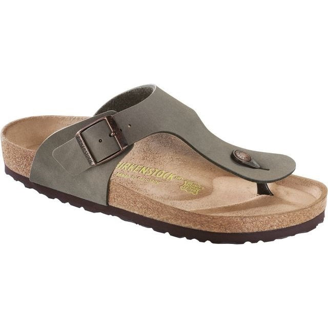 BIRKENSTOCK RAMSES STONE NUBUCK BIRKO-FLOR REGULAR - getset-footwear.myshopify.com