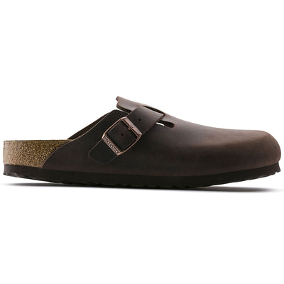 BIRKENSTOCK BOSTON HABANA OILED LEATHER NARROW - getset-footwear.myshopify.com