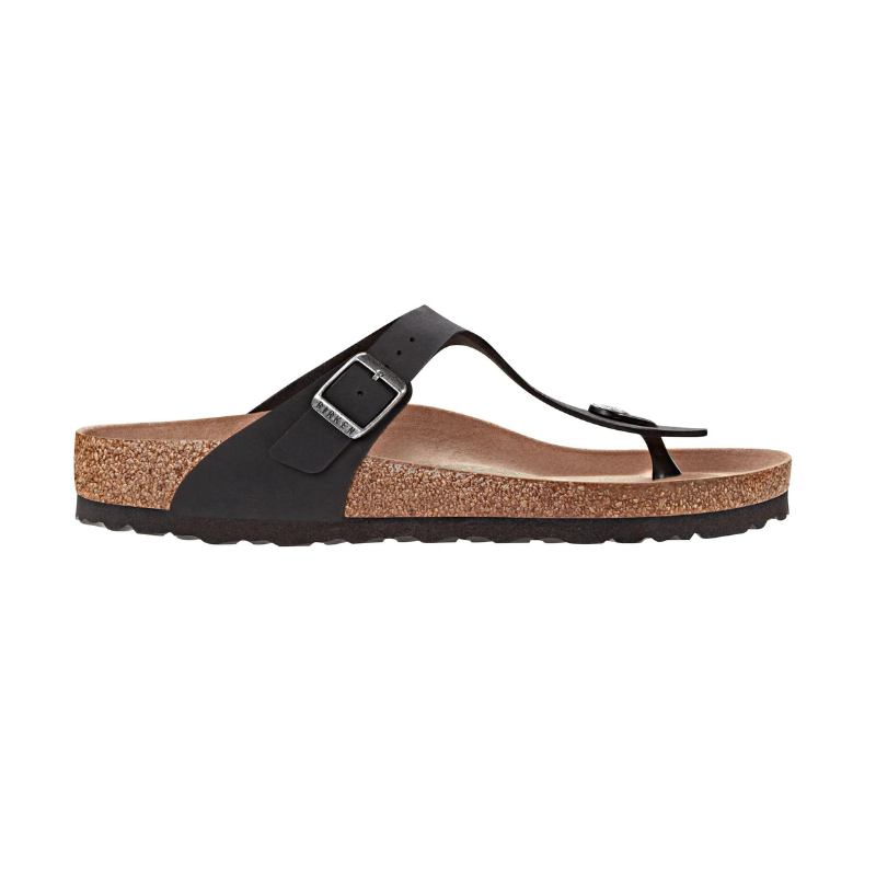BIRKENSTOCK Gizeh Earthy Vegan BirkiBuc Regular - Black