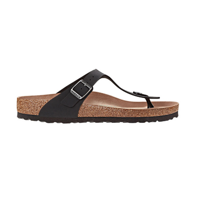 BIRKENSTOCK Gizeh Earthy Vegan BirkiBuc Regular - Black