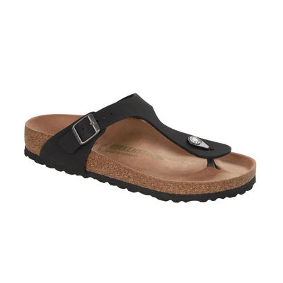 BIRKENSTOCK Gizeh Earthy Vegan BirkiBuc Regular - Black