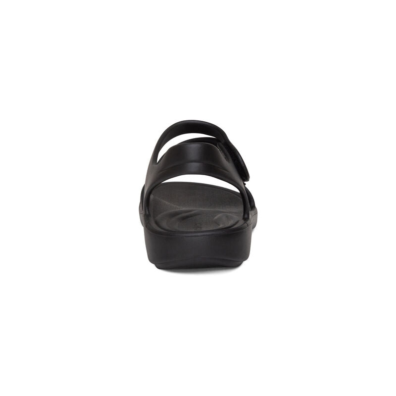 AETREX JILLIAN SPORT WATER FRIENDLY SANDAL BLACK - getset-footwear.myshopify.com