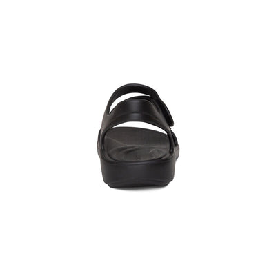AETREX JILLIAN SPORT WATER FRIENDLY SANDAL BLACK - getset-footwear.myshopify.com