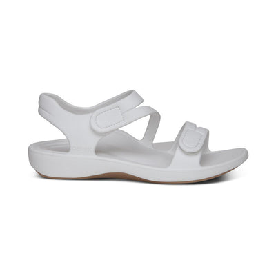 AETREX Jillian Sport Water Friendly Sandal - White